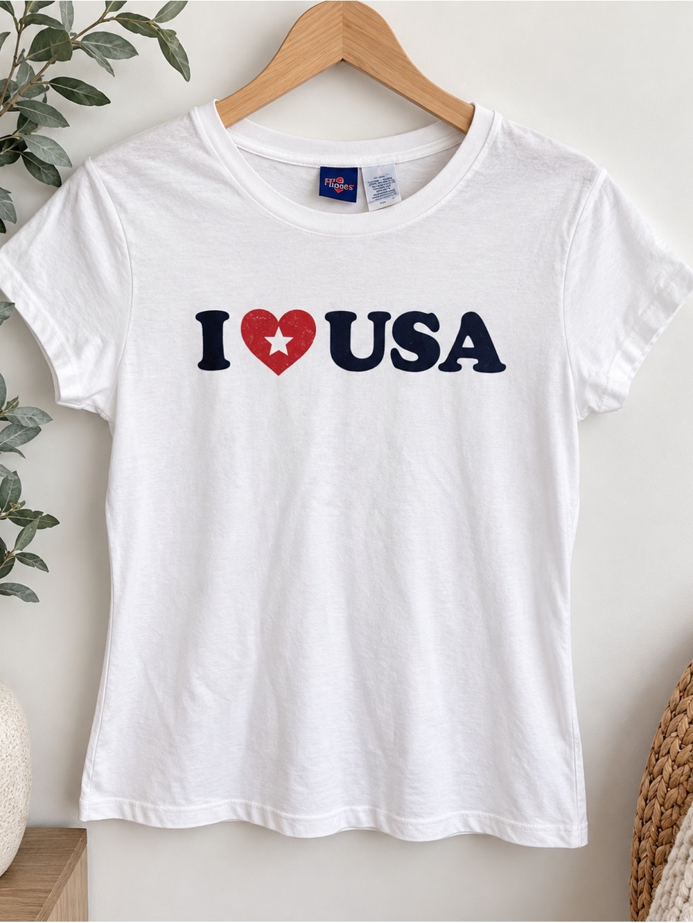 vintage I ♥️ USA TEE o